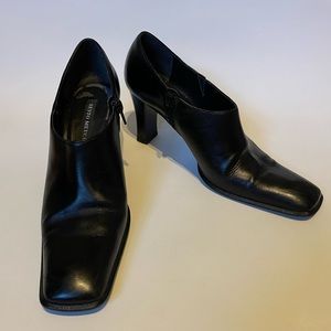 Sesto Meucci Side-Zip Booties, 7, Black